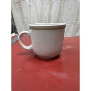 country casual stoneware green strip coffee mug cup japan